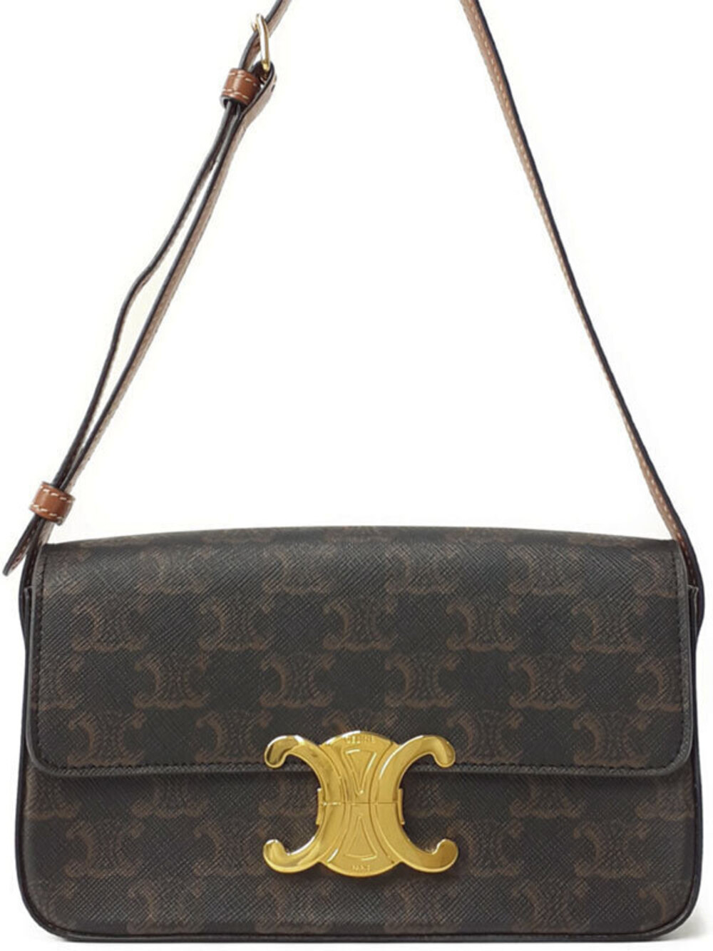 Celine Triomphe Canvas Claude Shoulder Bag